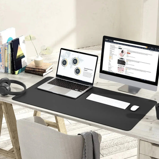 Large Waterproof Pink PVC Mouse Pad for Office Use