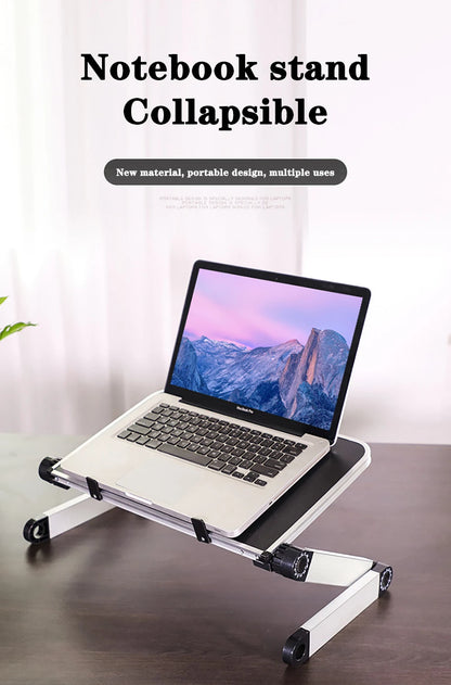 Portable Aluminum Adjustable Laptop Desk Stand With Mouse Pad
