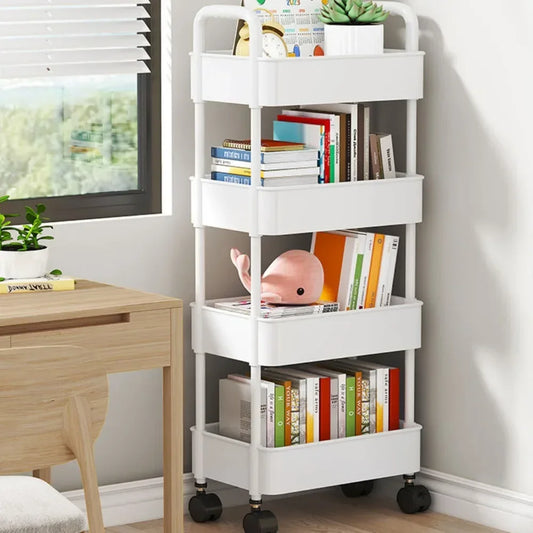Multifunctional Storage Rack Trolley Cart for Home