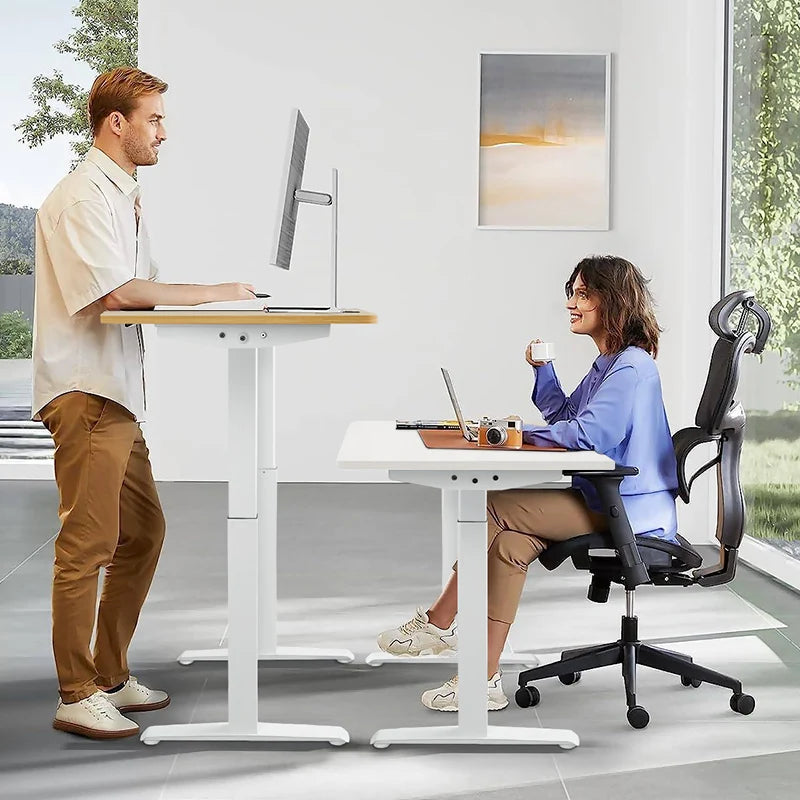 Height-Adjustable Smart Motion Standing Desk for Office Use