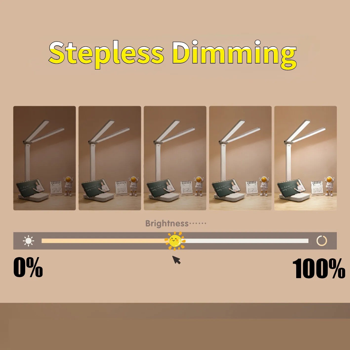 USB Rechargeable Touch Lamp with 3 Dimmable Levels