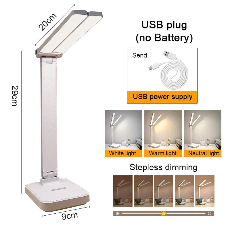 USB Rechargeable Touch Lamp with 3 Dimmable Levels