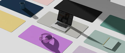 Large Waterproof Pink PVC Mouse Pad for Office Use