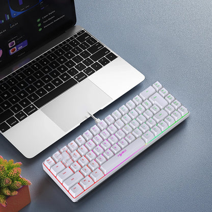 Wired K68 RGB Mini Gaming Keyboard for Office