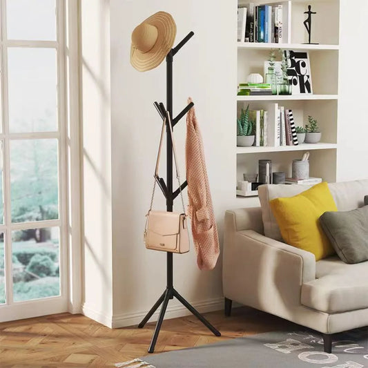 Vertical Tree Branch Clothes and Hats Rack for Home