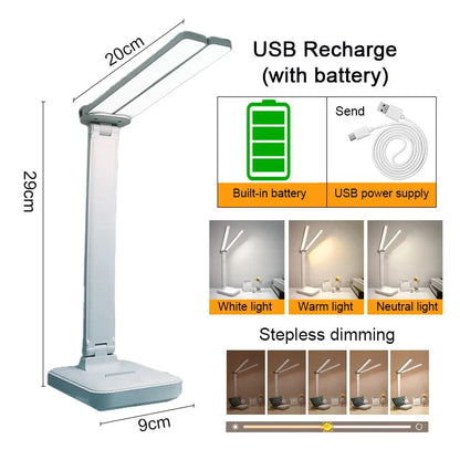 USB Rechargeable Touch Lamp with 3 Dimmable Levels