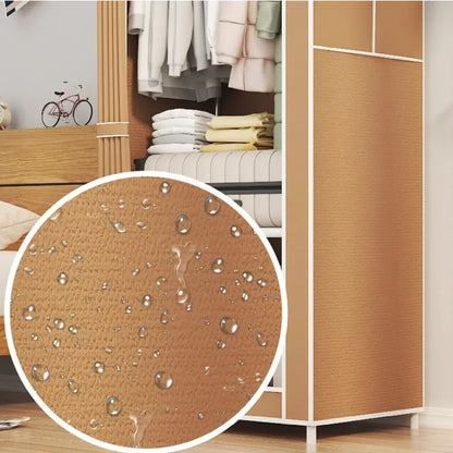 Minimalist Multi-Layer Floor-Mounted Wardrobe