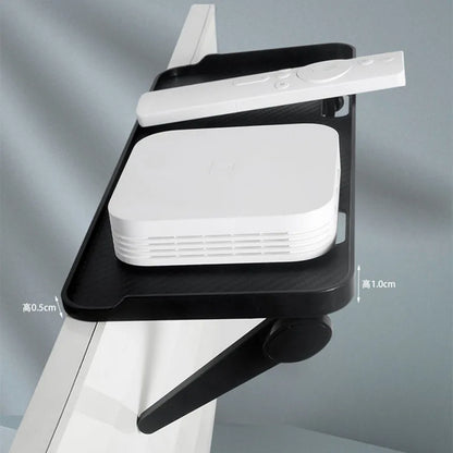 Adjustable Desktop Monitor Storage Rack and Media Organizer