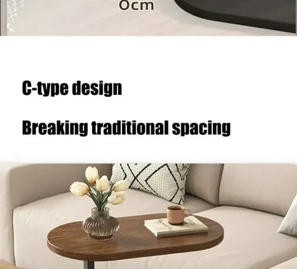 Modern Luxury C-Shaped Side Table Table