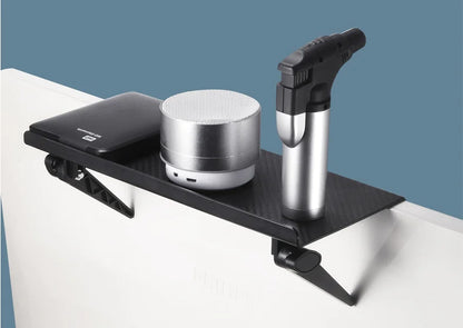 Adjustable Desktop Monitor Storage Rack and Media Organizer