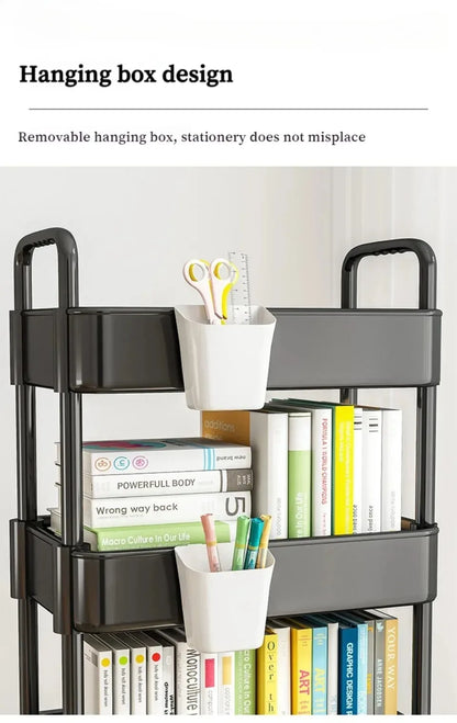 Multifunctional Storage Rack Trolley Cart for Home
