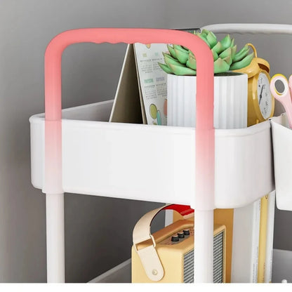 Multifunctional Storage Rack Trolley Cart for Home